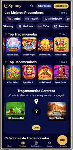 Instala Spinay Casino en tu teléfono