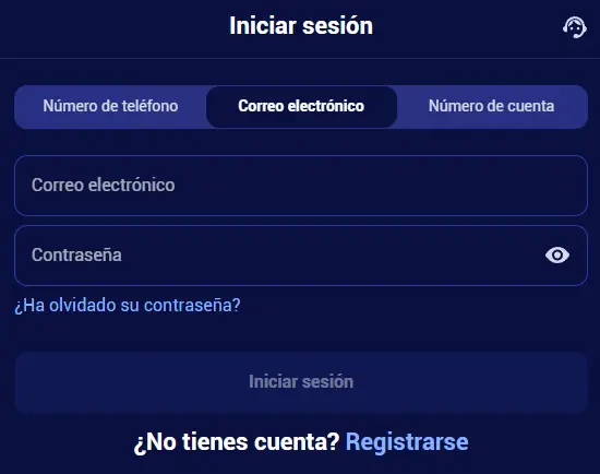 Cómo iniciar sesión en Spinay Casino
